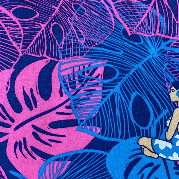 Hinano Island Print‎ Lightweight Tank Hawaiian Beachy Size S - Picture 6 of 10